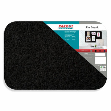Parrot Pin Board Adhesive No Frame 600x450mm Black - image 01