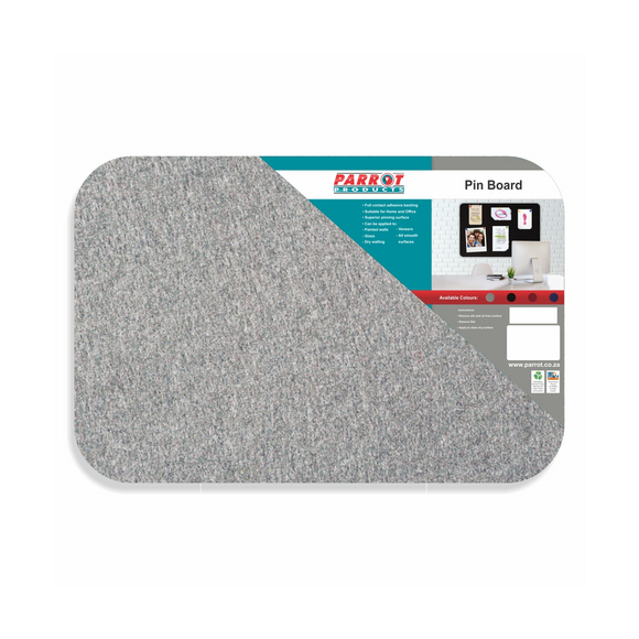 Image of Pin Board Adhesive No Frame 600*450Mm Grey