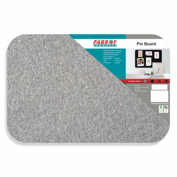 Parrot Pin Board Adhesive No Frame 600x450mm Grey - image 01