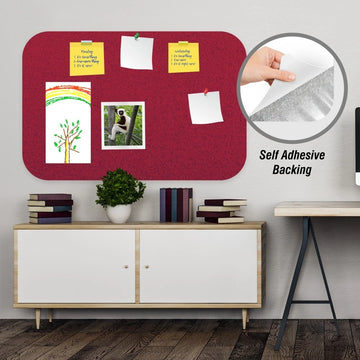 Parrot Pin Board Adhesive No Frame 900x600mm Red - image 01