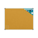 Parrot Info Board Aluminium Frame 900x900mm Cork - image 01