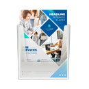 Parrot Brochure Holder Acrylic Wall Mountable A4 - image 01