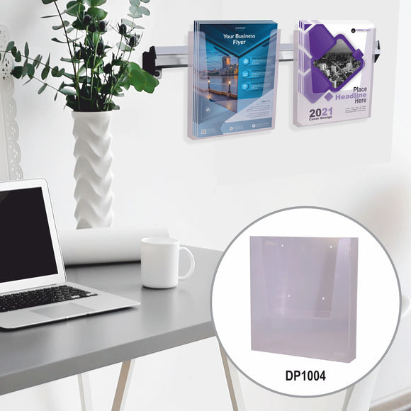 Parrot Brochure Holder Acrylic Wall Mountable A4 - image 02