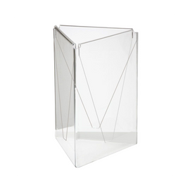 Image of Menu Holder Acrylic A5 Three Sided Table Talker