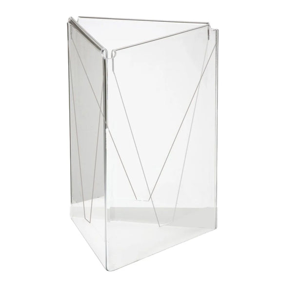 Parrot Menu Holder Acrylic A5 Three Sided Table Talker - image 05