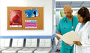 Parrot Info Board Aluminium Frame 600x450mm Beige - image 05