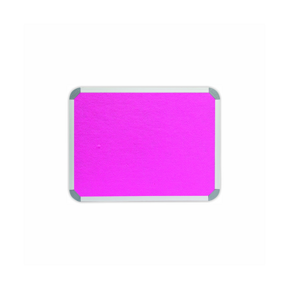 Image of Info Board Aluminium Frame 600*450Mm Pink