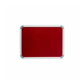 Image of Info Board Aluminium Frame 600*450Mm Burgandy