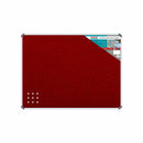 Parrot Info Board Aluminium Frame 600x450mm Burgandy - image 02