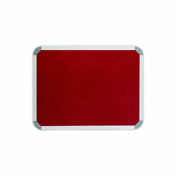 Parrot Info Board Aluminium Frame 600x450mm Burgandy - image 01
