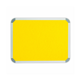 Image of Info Board Aluminium Frame 600*450Mm Yellow