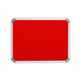 Image of Info Board Aluminium Frame 900*600Mm Red