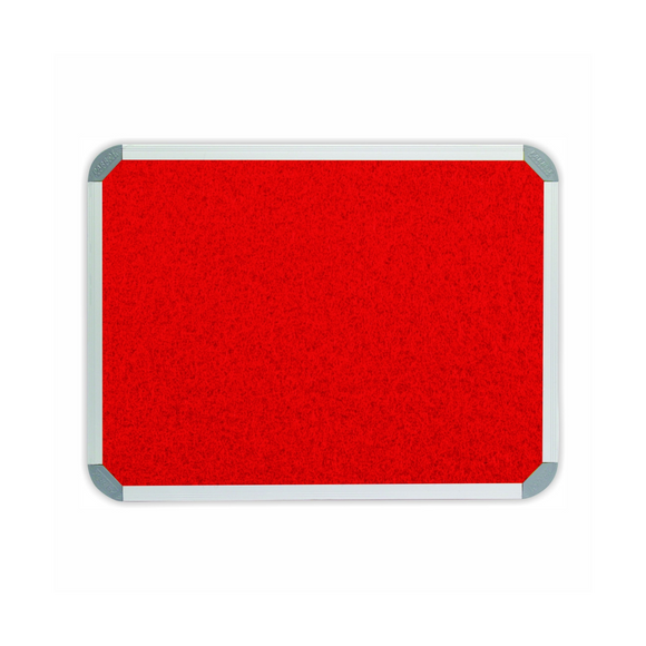 Image of Info Board Aluminium Frame 900*600Mm Red