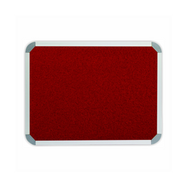 Image of Info Board Aluminium Frame 900*600Mm Burgandy