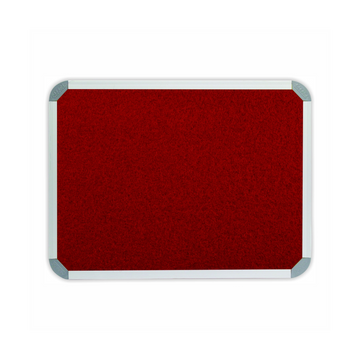 Image of Info Board Aluminium Frame 900*600Mm Burgandy