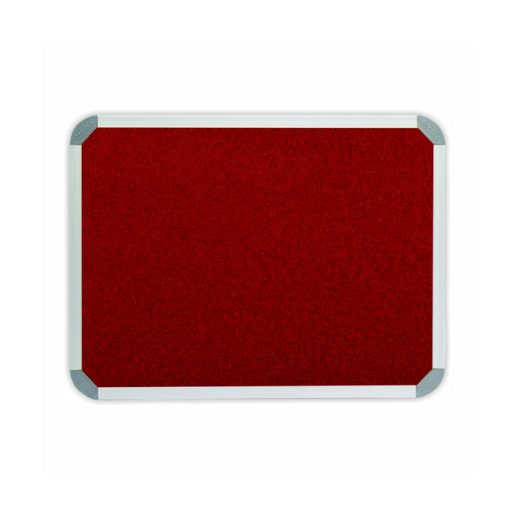 Image of Info Board Aluminium Frame 900*600Mm Burgandy