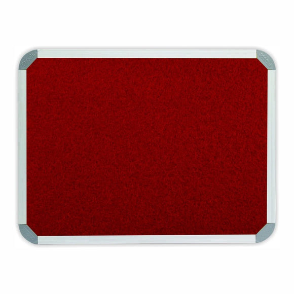 Parrot Info Board Aluminium Frame 900x600mm Burgandy - image 01