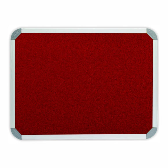 Parrot Info Board Aluminium Frame 900x600mm Burgandy - image 01