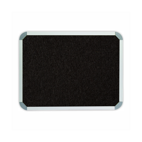 Image of Info Board Aluminium Frame 900*900Mm Black