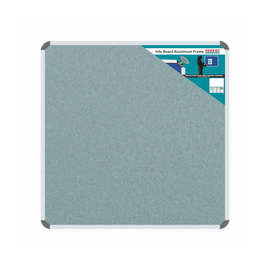 Image of Info Board Aluminium Frame 900*900Mm Grey