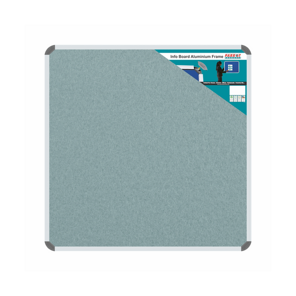 Image of Info Board Aluminium Frame 900*900Mm Grey