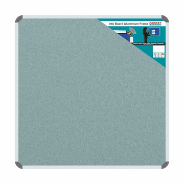 Parrot Info Board Aluminium Frame 900x900mm Grey - image 01