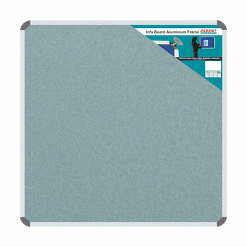 Parrot Info Board Aluminium Frame 900x900mm Grey - image 01