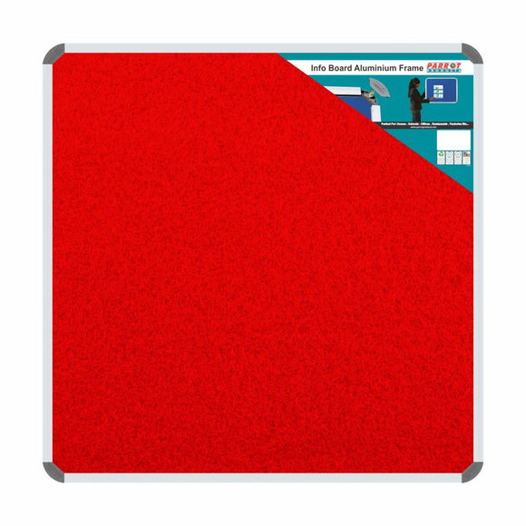 Parrot Info Board Aluminium Frame 900x900mm Red - image 01