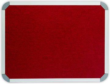 Parrot Info Board Aluminium Frame 1200x900mm Burgandy - image 01