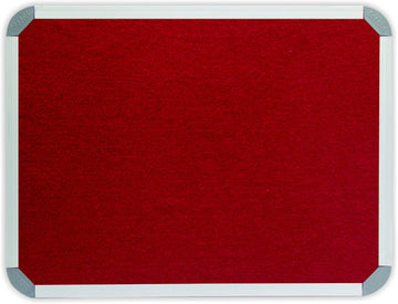 Parrot Info Board Aluminium Frame 1200x900mm Burgandy - image 01