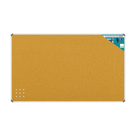 Parrot Info Board Aluminium Frame 1500x900mm Beige - image 01