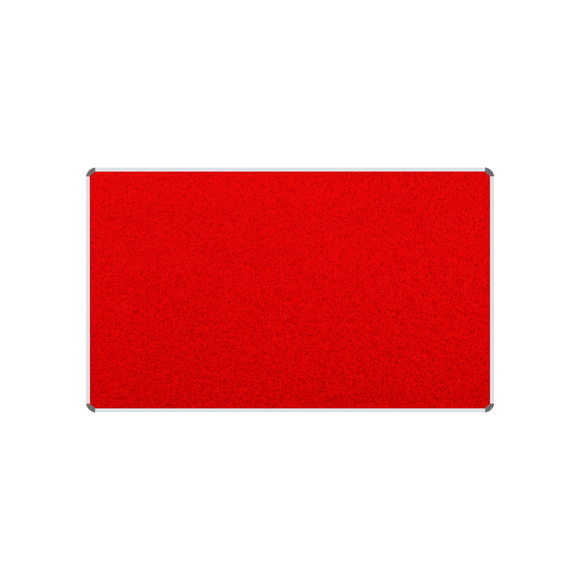 Image of Info Board Aluminium Frame 1500*900Mm Red
