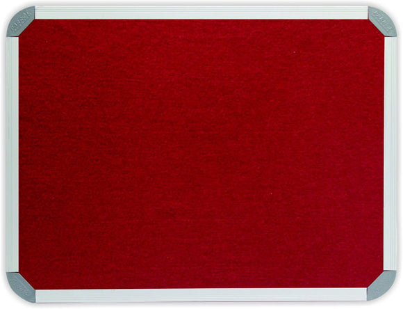 Parrot Info Board Aluminium Frame 1500x900mm Burgandy - image 01