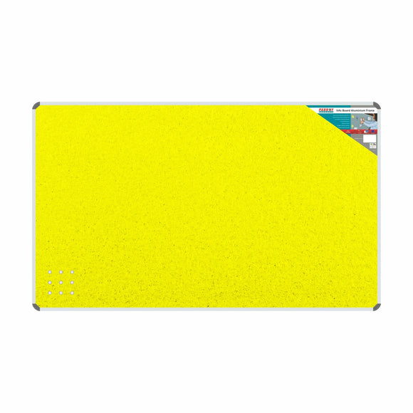 Parrot Info Board Aluminium Frame 1500x900mm Yellow - image 03