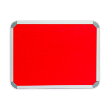 Image of Info Board Aluminium Frame 1800*1200Mm Red