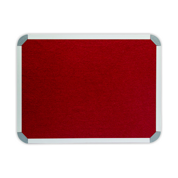 Image of Info Board Aluminium Frame 2000*1200Mm Burgandy