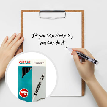 Parrot Marker Whiteboard S/Line Box 10 Black - image 02