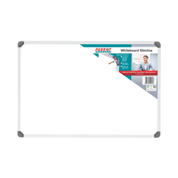 Image of Whiteboard Slimline Non Magnetic 900*600Mm