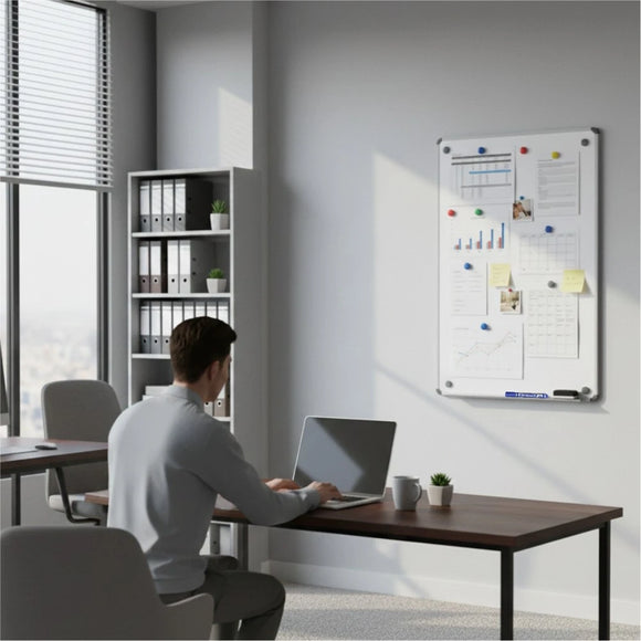 Parrot Whiteboard Magnetic 600x450mm - image 09