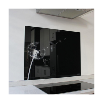 Image of Decorative Glass Wall Tile 898X700X6Mm Dandelion 