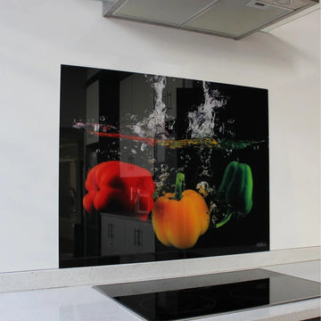 Parrot Decorative Glass Wall Tile 898X700X6mm Peppers - image 01
