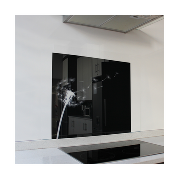 Image of Decorative Glass Wall Tile 598X650X6Mm Dandelion
