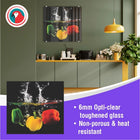 Parrot Decorative Glass Wall Tile 598X650X6mm Peppers - image 04