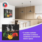 Parrot Decorative Glass Wall Tile 598X650X6mm Peppers - image 05