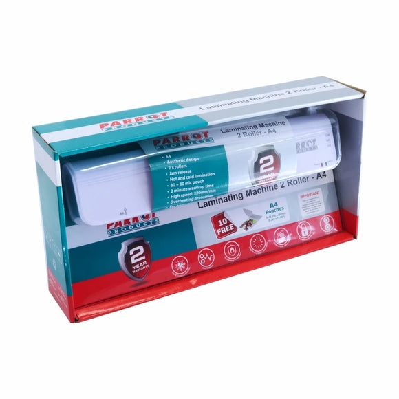 Parrot Laminating Machine 2 Roller A4 400mm/Min Retail - image 03