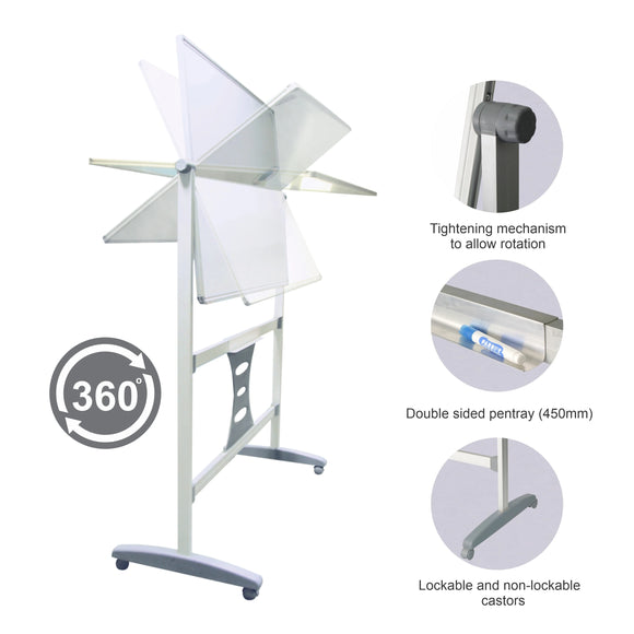 Parrot Revolving Board Magnetic 1200x900mm & 1200mm Leg Set - image 06