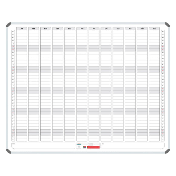 Parrot Year Planner Magnetic 1500x1200mm - image 02