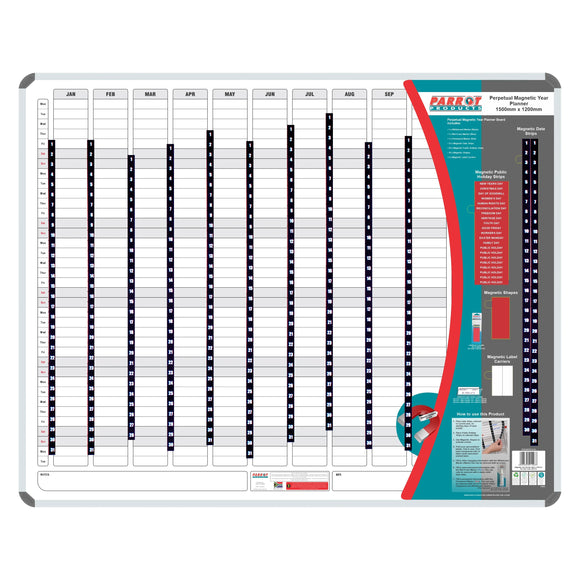 Parrot Year Planner Magnetic 1500x1200mm - image 05