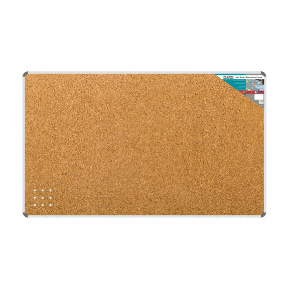 Parrot Info Board Aluminium Frame 1500 x 1200mm Cork - image 03