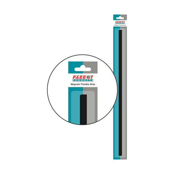 Image of Magnetic Flexible Strips 1000*15Mm Black